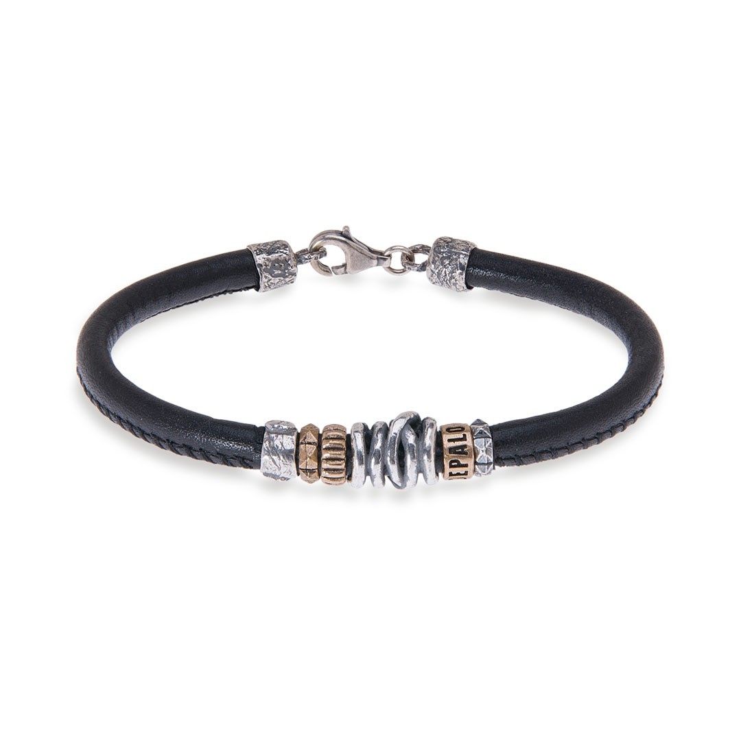 Pulsera De Piel Para Hombre