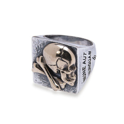 Anillo sello calavera