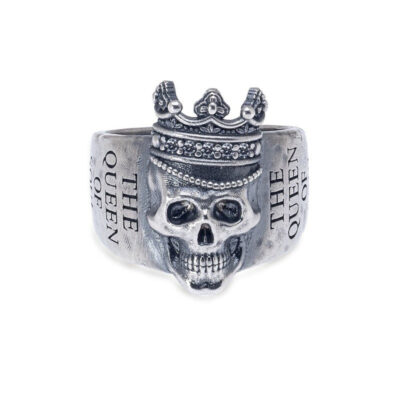 Anillo calavera reina