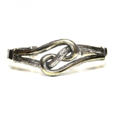 Brazalete Styliano plata y oro