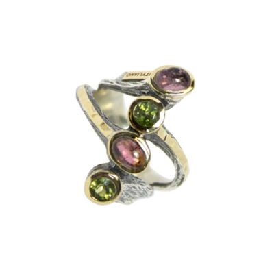 Anillo peridotos Styliano