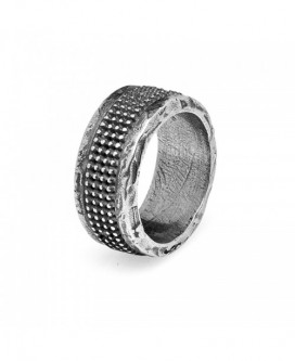 anillo plata hombre