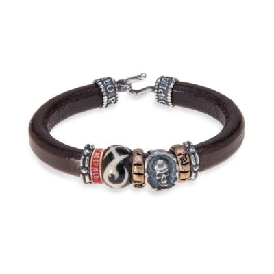 PULSERAS CALAVERAS SKULL PLATADEPALO