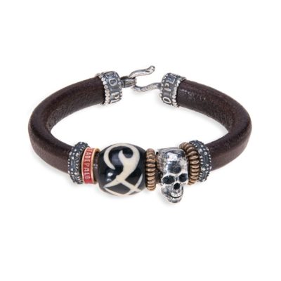 PULSERAS SKULL PLATADEPALO