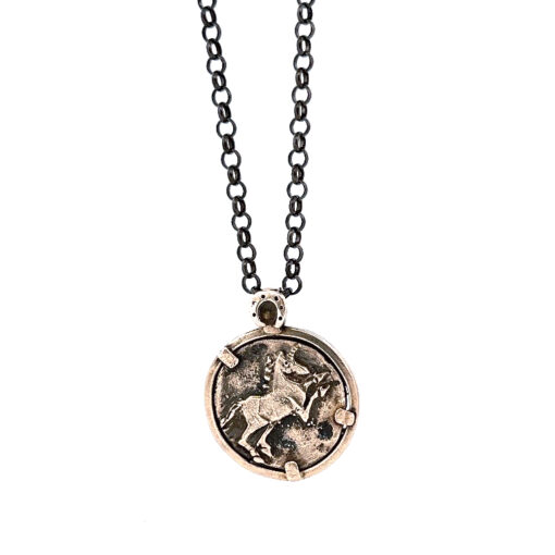 Medallón Unicornio de plata